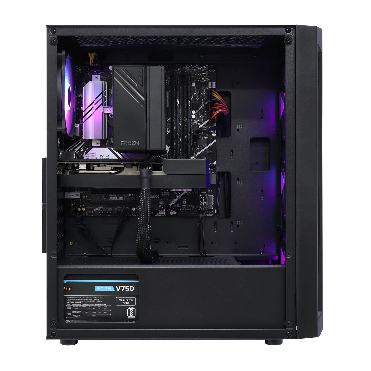 Системный блок Core i7-12700F-2.1GHz/B760/RAM 16GB/SSD 500GB (M.2 ...