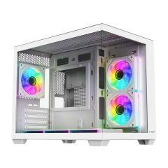 Корпус mATX midi tower FSP S342-WA, (без БП), WHITE