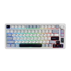Клавиатура USB, Aula S75 Pro Light Синий+белый+черный+пурпурный