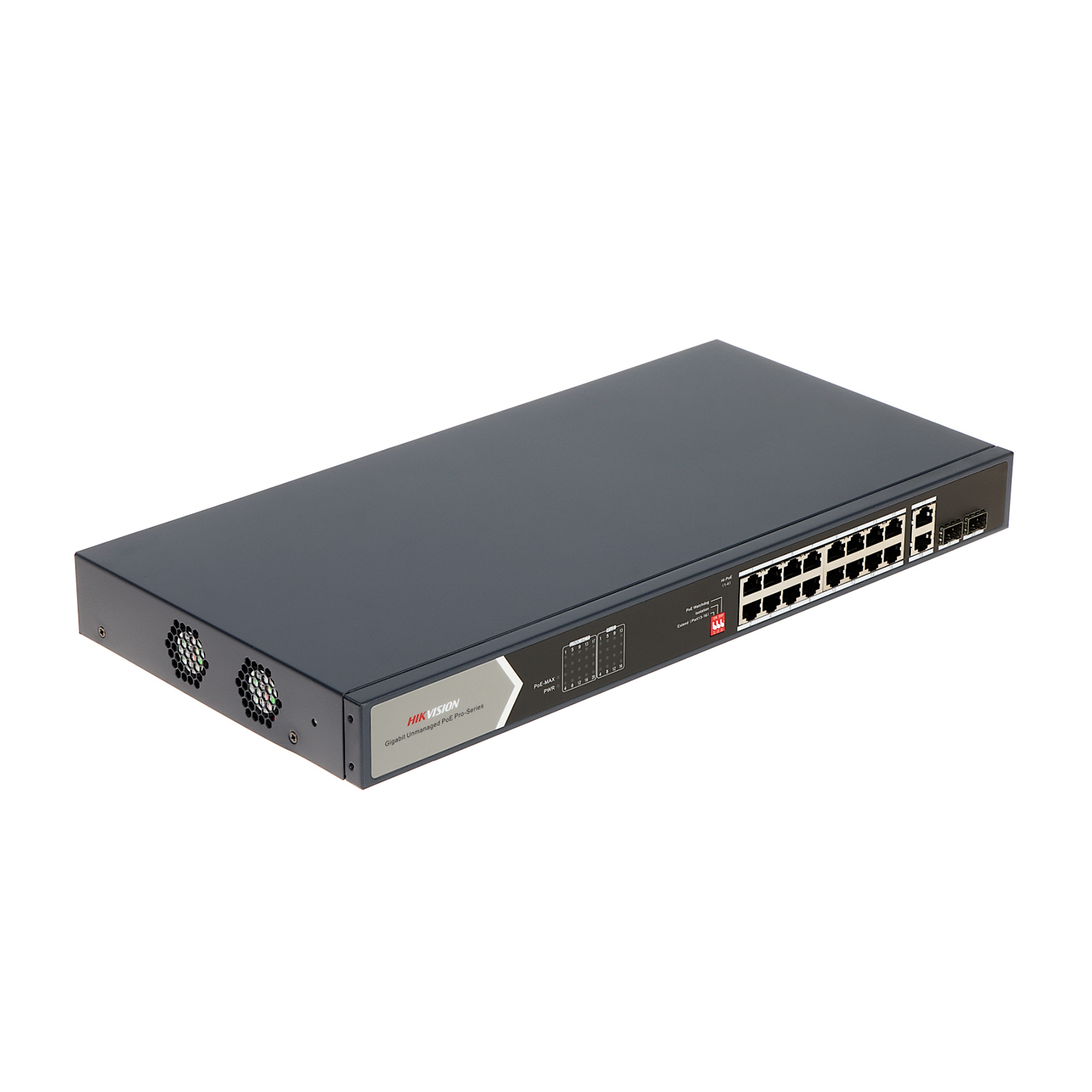 Сетевой коммутатор Hikvision DS-3E0520HP-E Switch 16 port 10/100/1000M ...