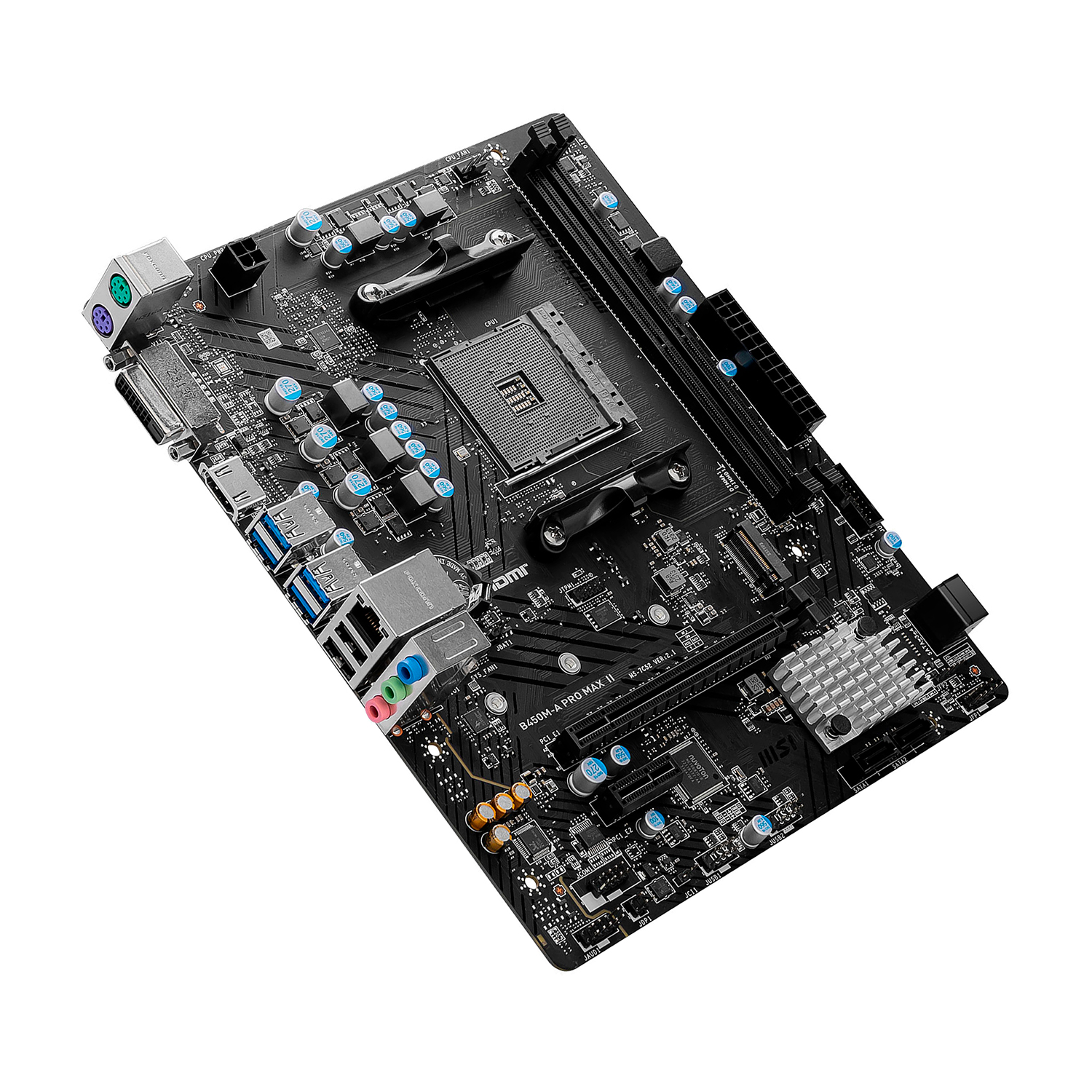 Материнская плата MSI B450M-A PRO MAX II MB Socket AM4, MATX, AMD B450 ...