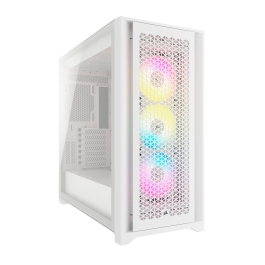 Корпус ATX midi tower Corsair, iCUE 5000D RGB Airflow, CC-9011243-WW(без БП), Белый