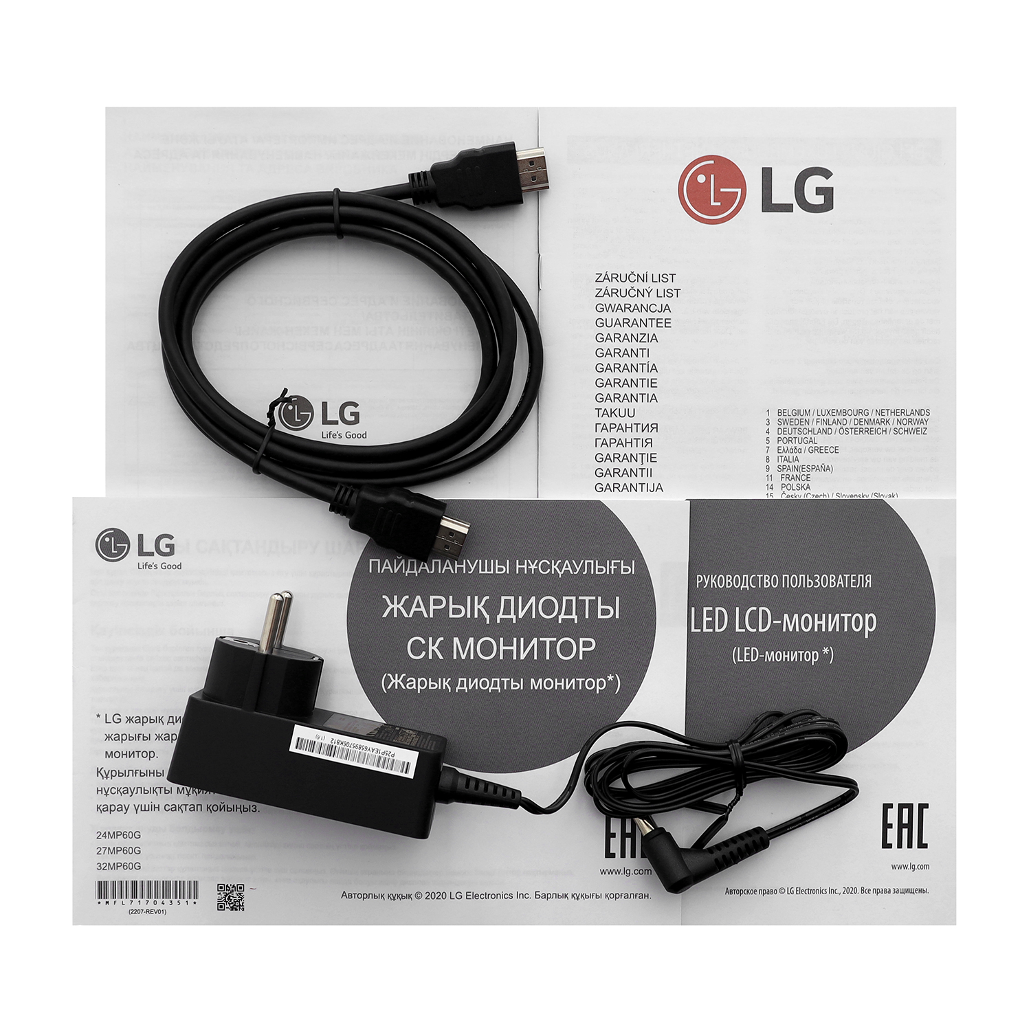 Монитор LG 24MP60G-B