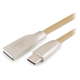 Кабель USB, Cablexpert CC-G-USBC01Gd-1M, 1.0м