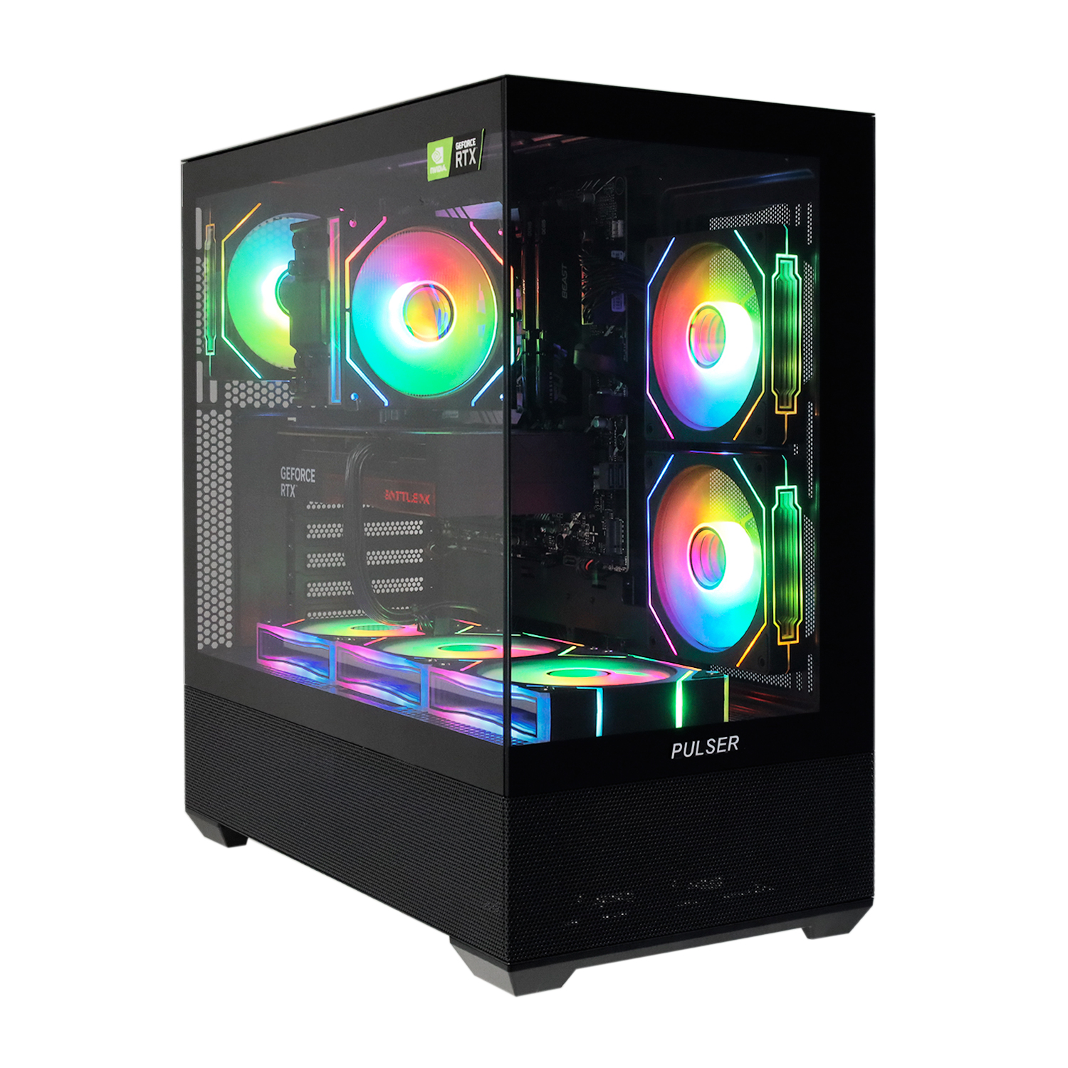 Системный блок Core i5-14400F-2.5GHz/B760/RAM 32GB/SSD 1TB (M.2)/RTX5060-8GB/no DVD/600W/