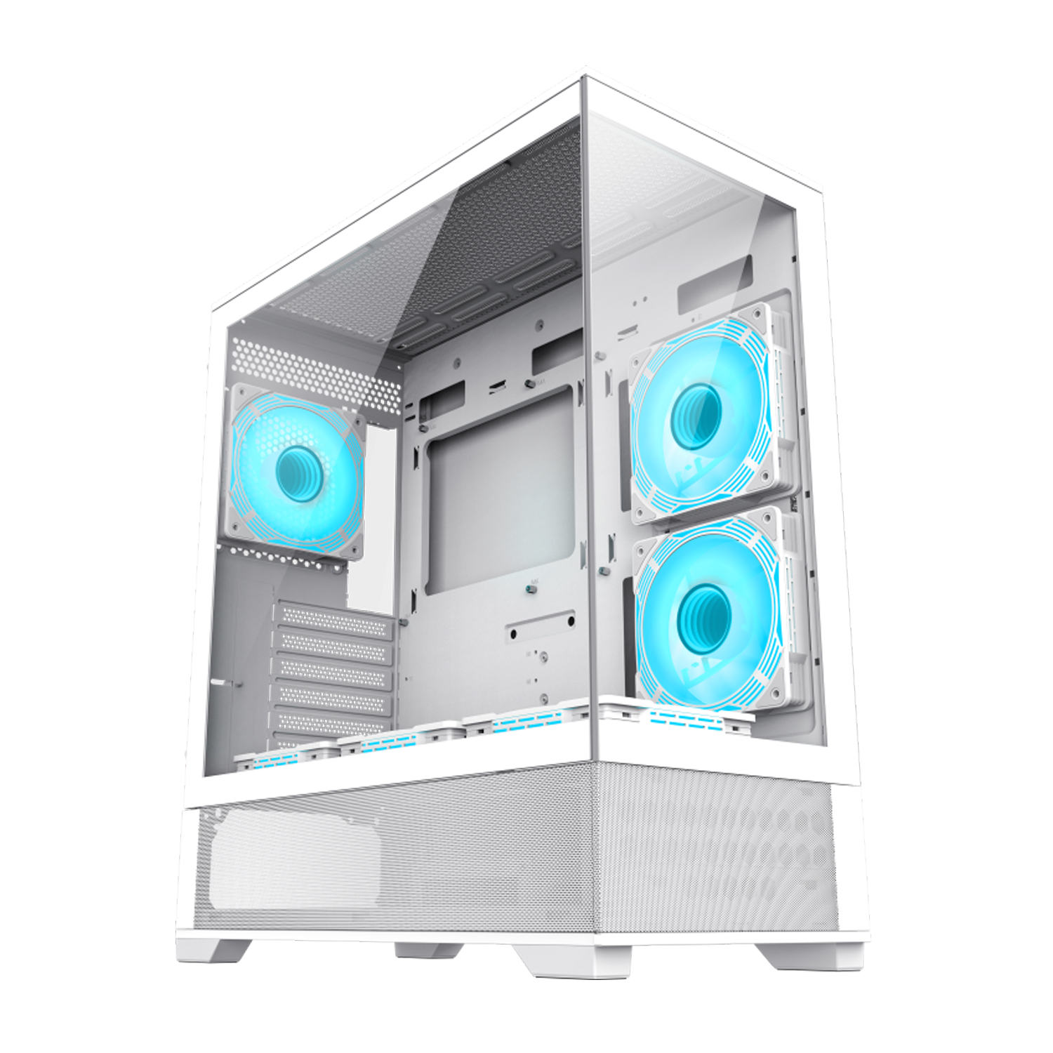 Корпус ATX midi tower Gamemax Vista AW, (Без Б/П), White