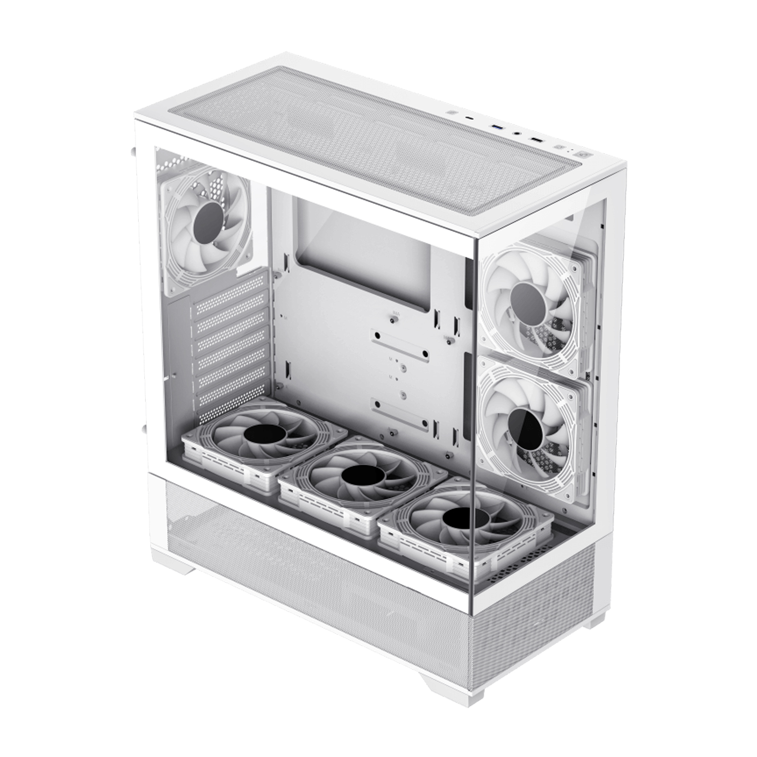 Корпус ATX midi tower Gamemax Vista AW, (Без Б/П), White