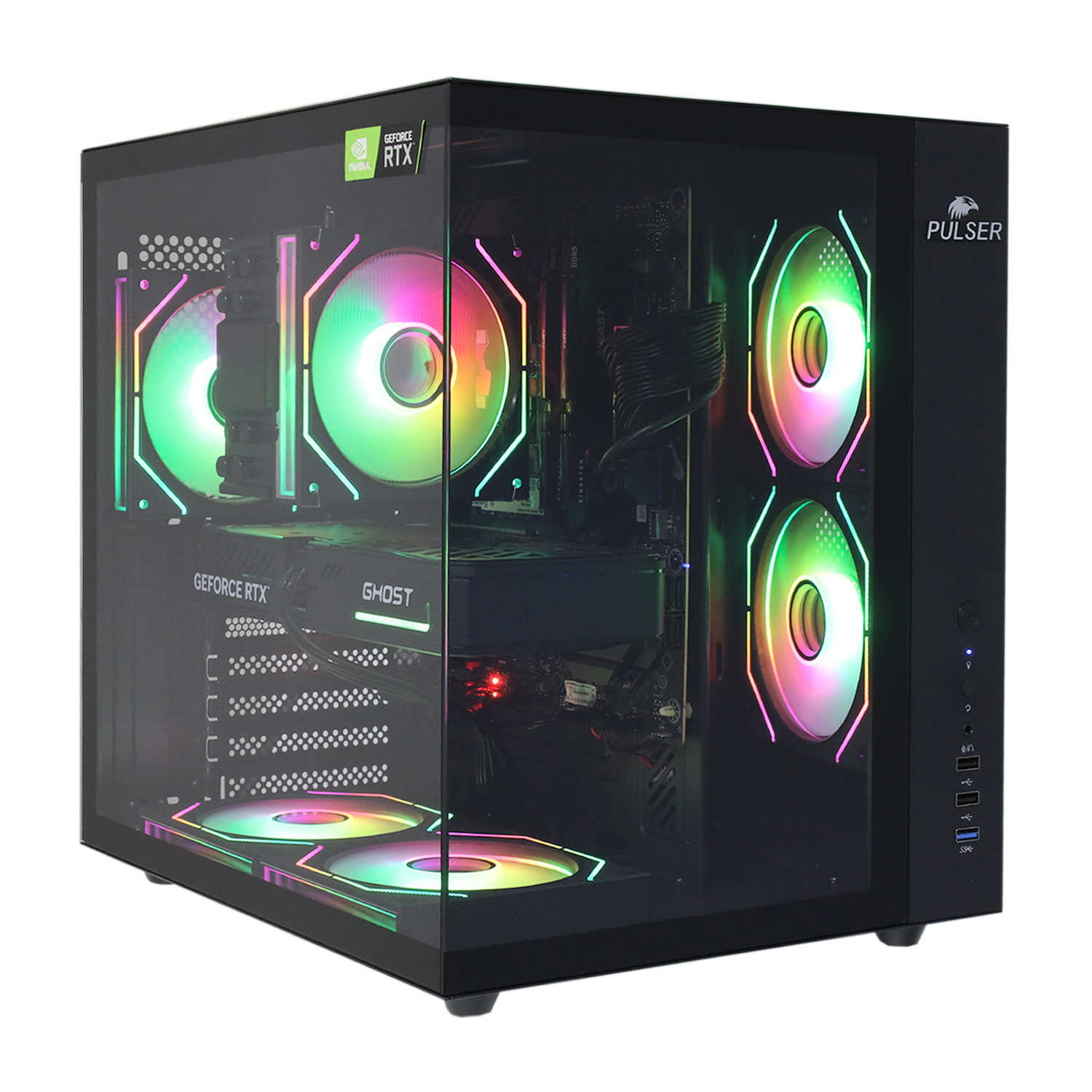 Системный блок Core i5-12400F-2.5GHz/B760/RAM 32GB/SSD 1TB (M.2)/RTX5060-8GB/no DVD/600W/