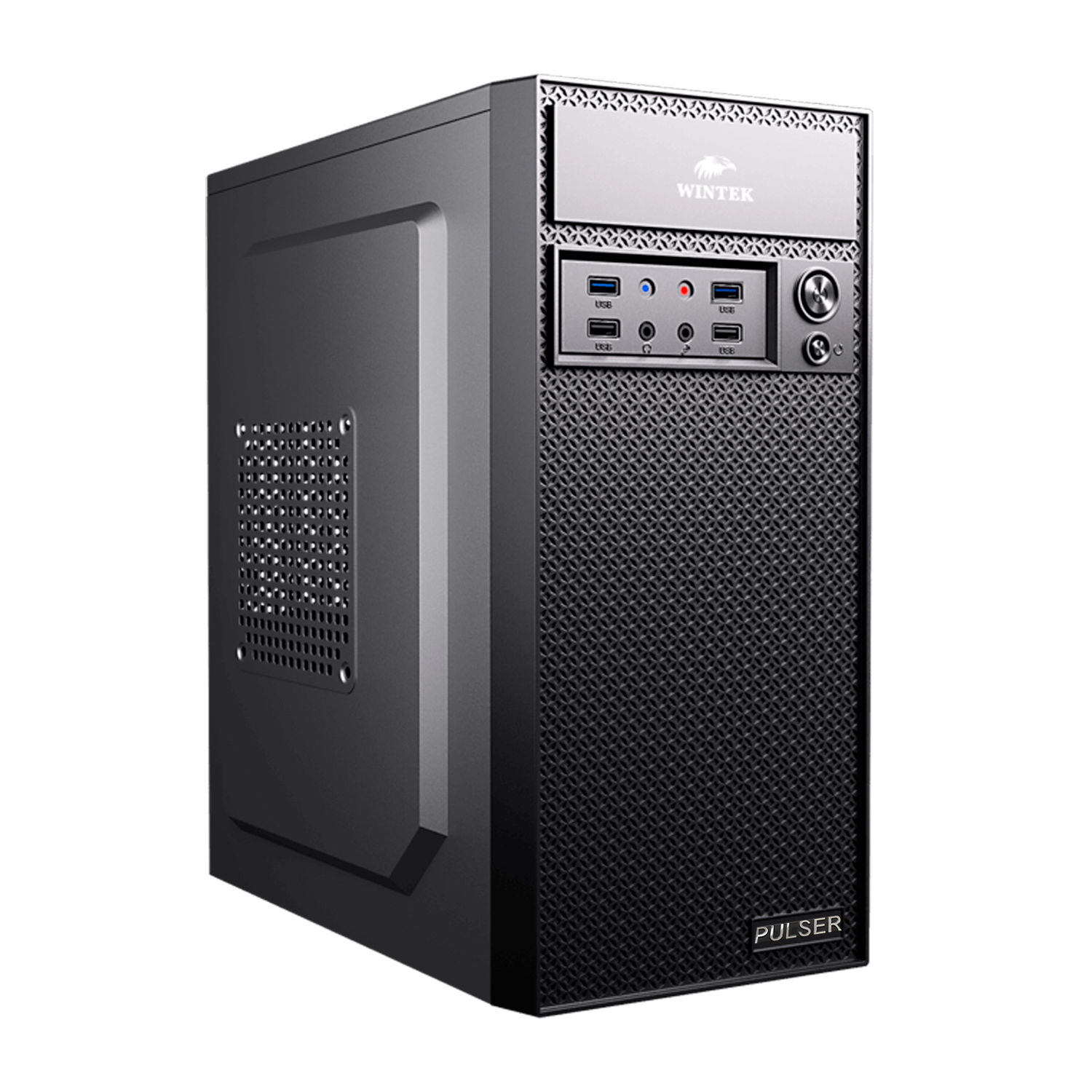 Системный блок Core i3-14100F-3.5GHz/H610/RAM 16GB/SSD 512GB/GT610-2GB/no DVD/