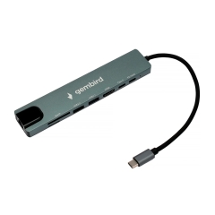 Концентратор USB Gembird UHB-D3, Серый