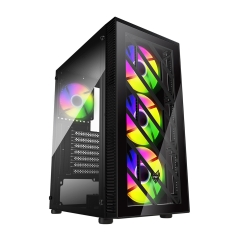 Корпус ATX midi tower FSP CMT192  , (без БП), BLACK