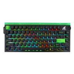 Клавиатура USB, Attack Shark R85 HEGreen, зеленый