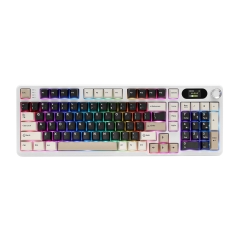 Клавиатура USB, Attack Shark X98Pro, Белый