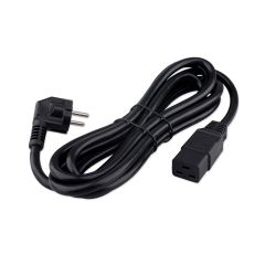 Кабель питания, Cablexpert C-S22-C19-2.5-3M, 3м, Черный