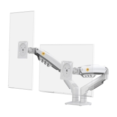 Крепление настольное, NB F160-W, 2x - 17''-27'', 2-9кг, VESA 75-100