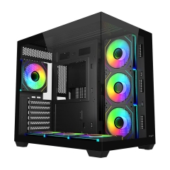 Корпус ATX midi tower FSP M341-BA, (без БП), Black