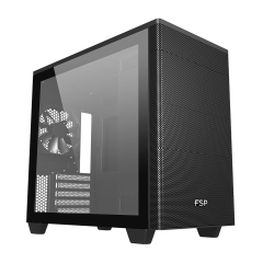 Корпус ATX midi tower FSP CST360B , (без БП), BLACK