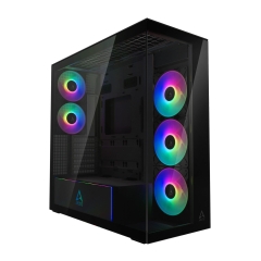 Корпус ATX midi tower Arctic Cooling Xtender ACPCC00018A, (без БП), Черный