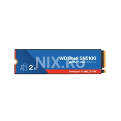 Твердотельный накопитель SSD M.2 PCIe Western Digital Blue SN5100, WDS200T5B0E, 2TB