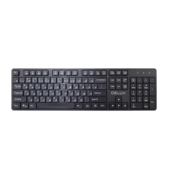 Клавиатура  USB, Delux SK800U, black