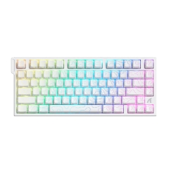 Клавиатура USB, Attack Shark R82 HE White, белый