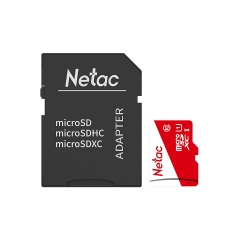 Карта памяти microSDXC 64GB, Netac P500 ECO, NT02P500ECO-064G-R