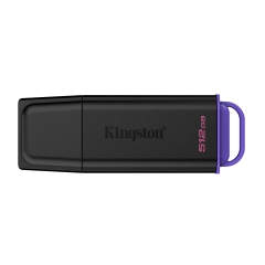 Флешка USB Kingston DTXG2, 512GB, Черный+розовый