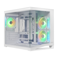 Корпус ATX midi tower Huntkey, S960 V2 StormX W, White
