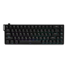Клавиатура USB, Aula WIN68HE , Black+Black Keycaps