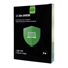 Антивирус Dr.Web Security Space, подписка на 2 года, на 1 ПК, box