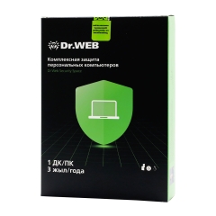 Антивирус Dr.Web Security Space, подписка на 3 года, на 1 ПК, box