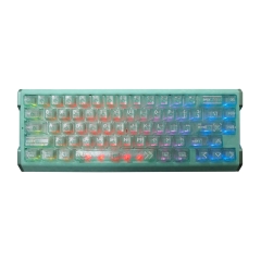 Клавиатура USB, Attack Shark R68 HE, зеленый